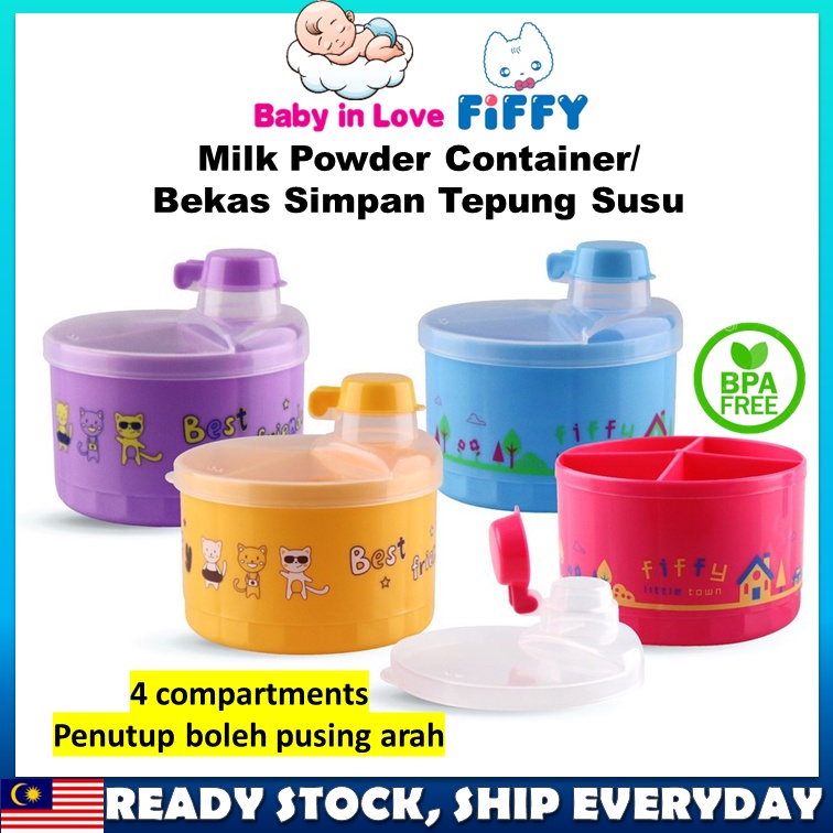 Bekas Simpan Tepung Susu/ Fiffy Milk Powder Container/Autumnz Milk ...