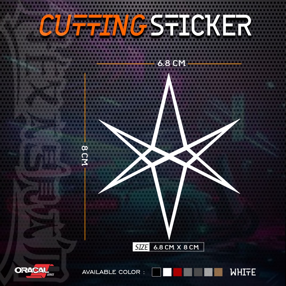 Cutting Sticker Bring Me The Horizon Unicursal Hexagram | Sticker ...