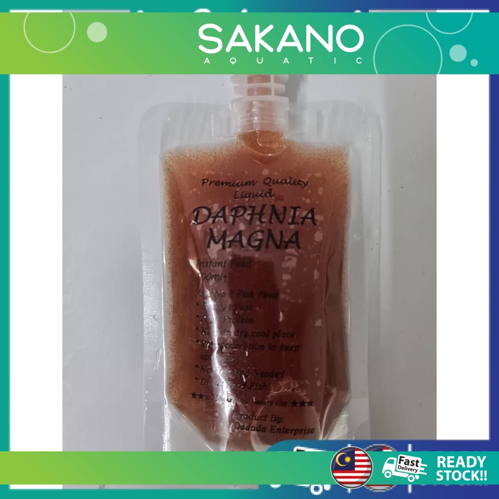 Aquarium fish food 45ml Instant Daphnia Magna Liquid / Kutu Air/water ...