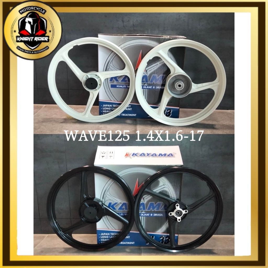 KAYAMA SPORT RIM HONDA W125 3 BATANG WITH BEARING BUSH WAVE125 WAVE 125 ...