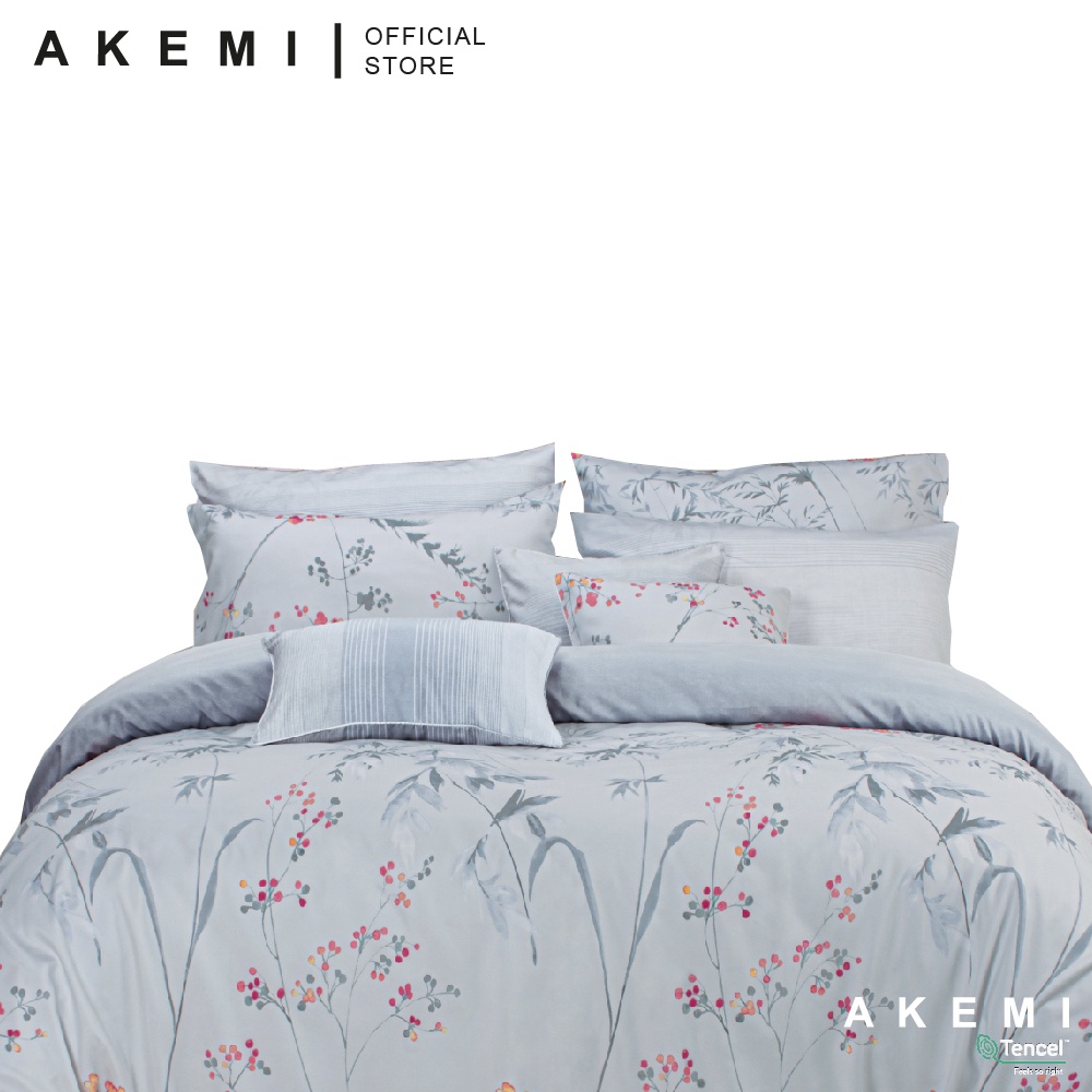 AKEMI TENCEL™ Touch Serenity Quilt Cover Set 850TC Super Single/Queen