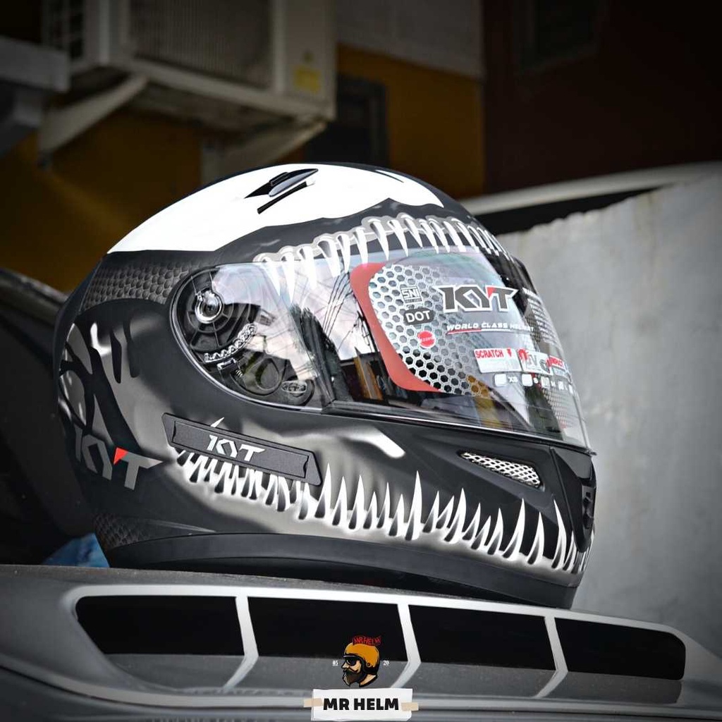 Kyt K2 RIDER MARVEL EDITION IRON MAN DOUBLE VISOR HELMET (MR HELM ...