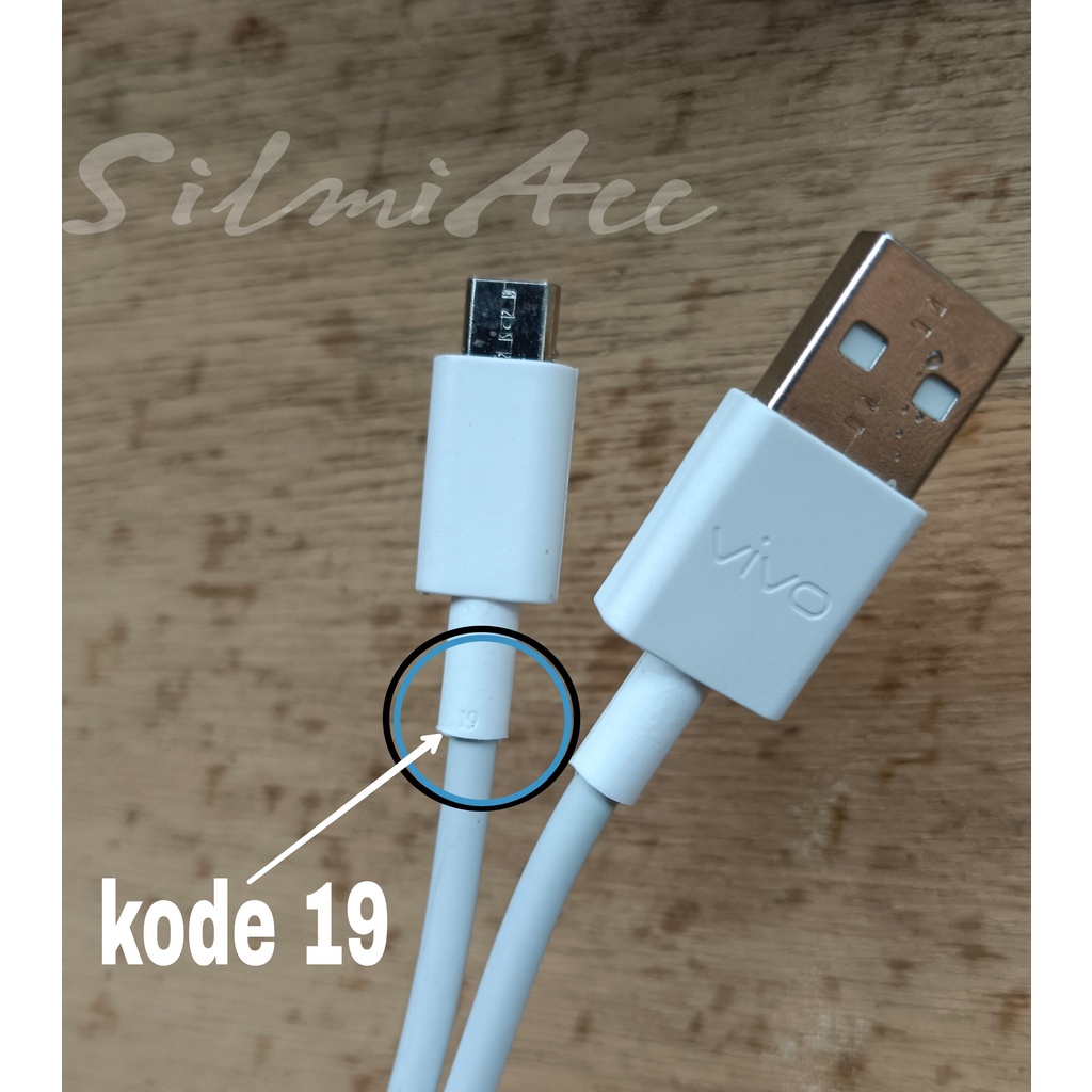Data Cable Vivo Y15 Original Charger Cable Price Mobile Charger - Main Image