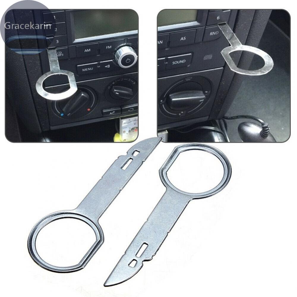 【GRCEKRIN】2Pcs Car Radio Stereo Removal Release Tool Keys For Mercedes ...