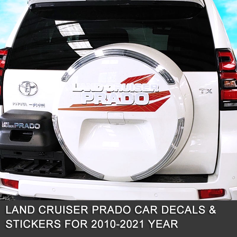 for Toyota land cruiser Prado spare tire sticker spare tire cover