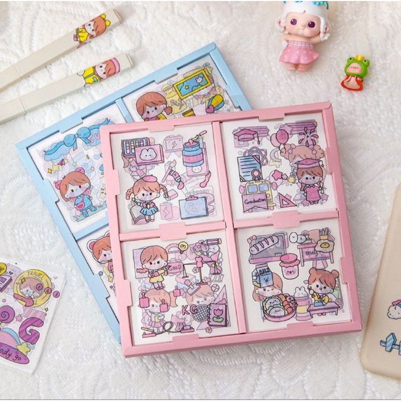 Momo 2D sticker 100pcs/korea sticker/Funny sticker/Character | Shopee ...