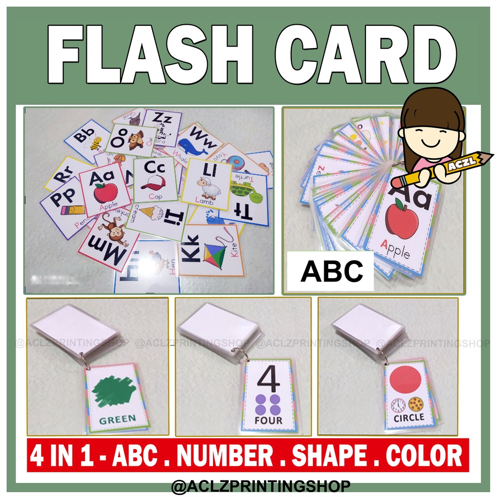 FLASH CARD SET (LAMINATED) Shopee Malaysia