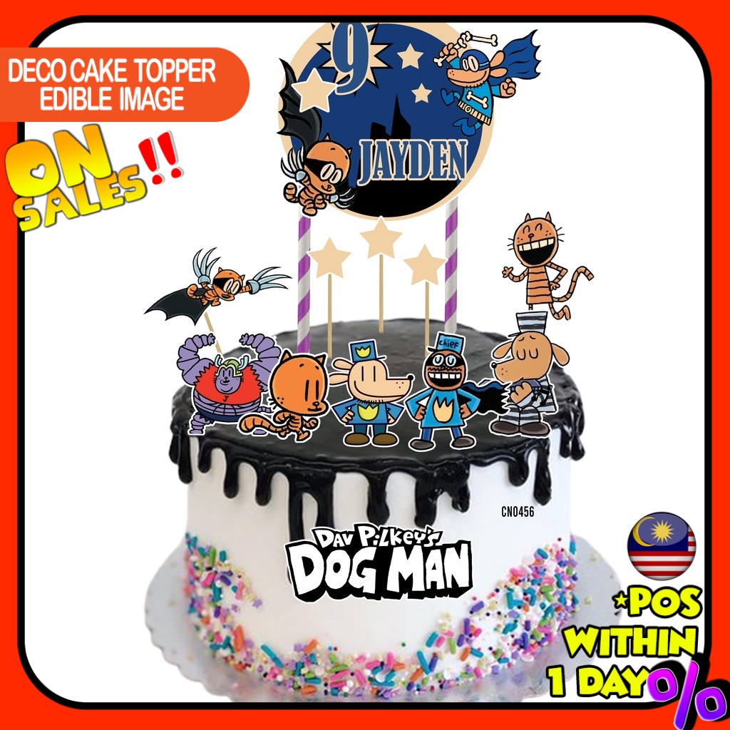 Dogman hotsell cake topper