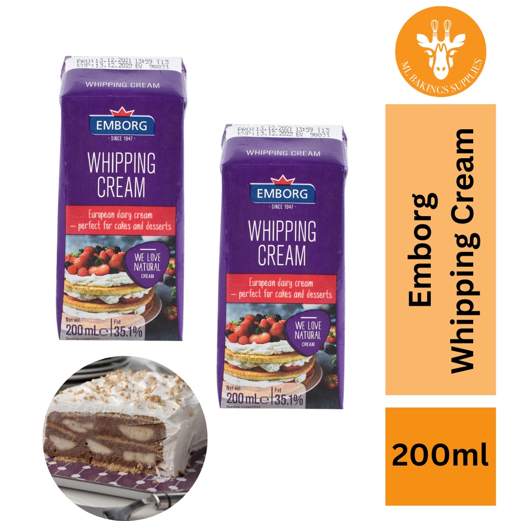 [READY STOCK] Whipping Cream 200ml *FREE ICE PACK* Shopee Malaysia