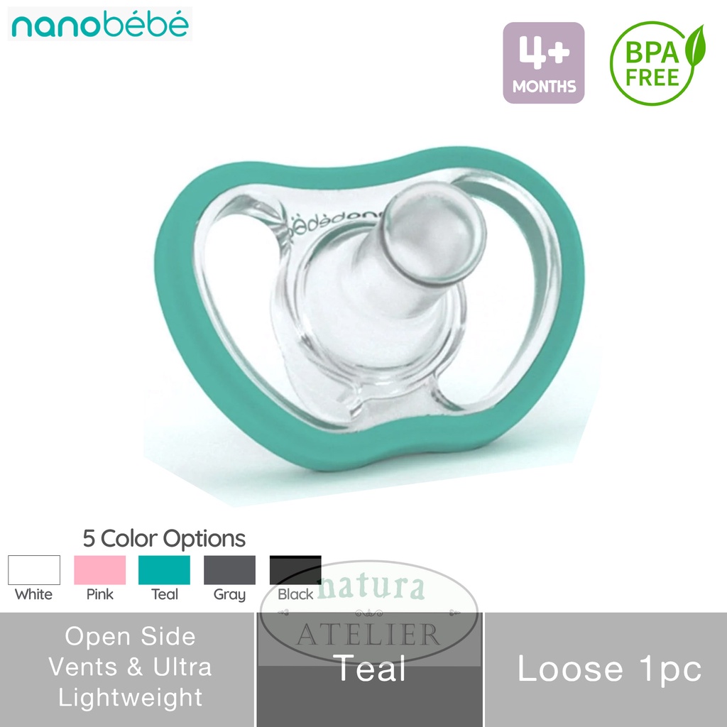 Nanobebe Active / Flexy Baby Pacifier 奶嘴 100% Silicone Bayi, 0 month ...