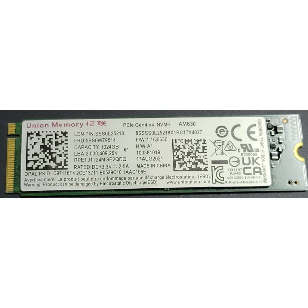 Union Memory NVMe 2280 PCIe 4x4 1TB; 3200 MB/s | Shopee Malaysia