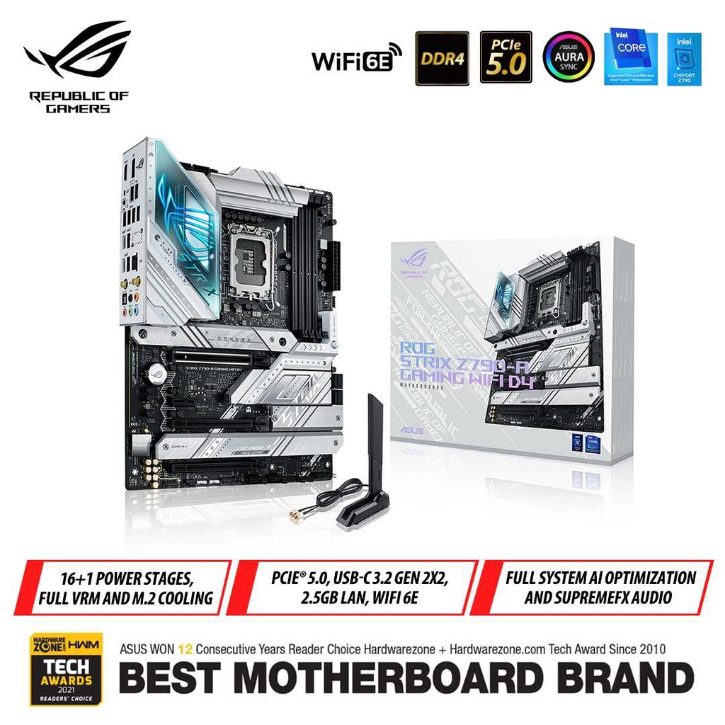 Asus ROG STRIX Z790-A GAMING WIFI D4 Motherboard | For I5 13600K