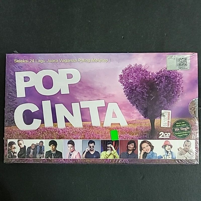 Pop Cinta (2015) - Seleksi 24 Lagu Juara Vaganza Paling Meletop! (2cds 