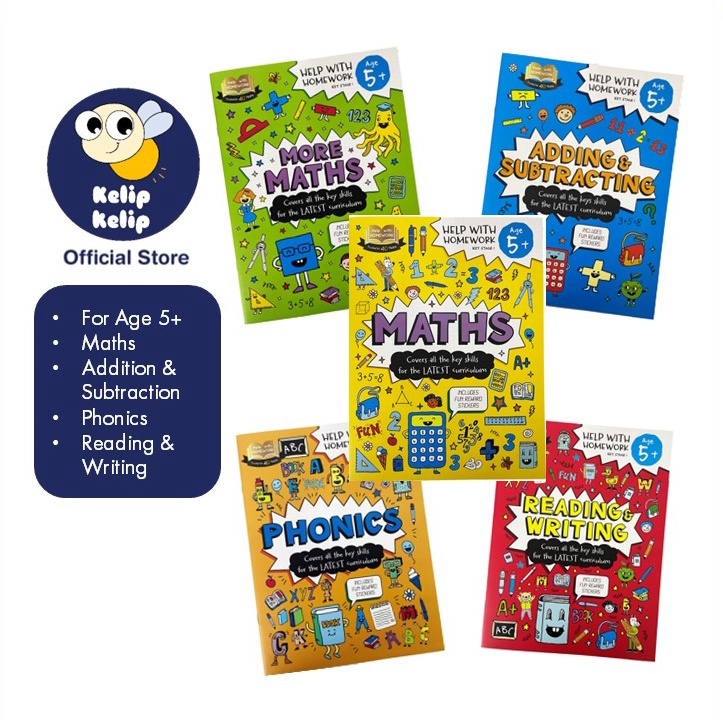 First Time Learning Complete Work Book Set For Kids Age 5+ to Learn ...