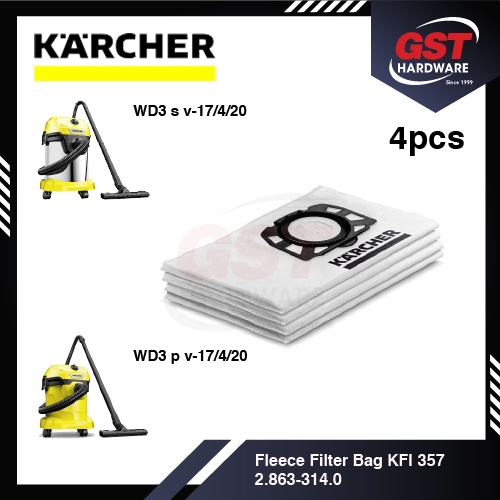Karcher Vacuum Bag WD1 Karcher Filter Karcher WD1 Filter Bag Karcher