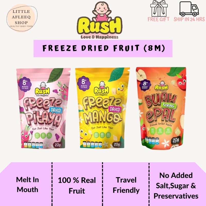 RUSH FREEZE DRIED FRUIT (8M) | Shopee Malaysia
