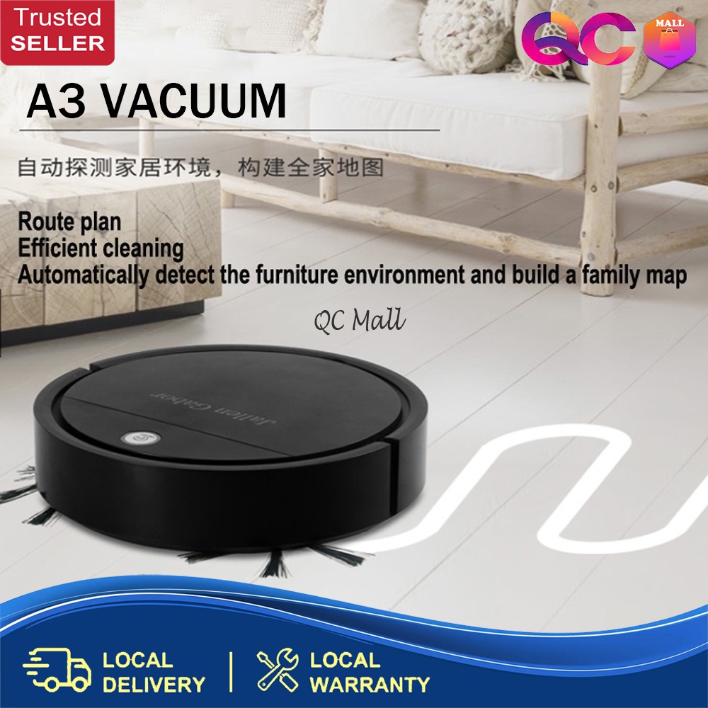 Jallen Gabor A3 Robotic Smart Vacuum Usb Noise Reduction Rechargable
