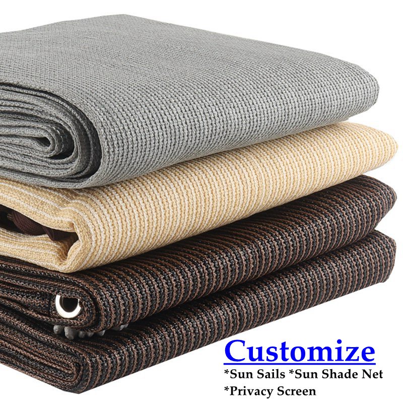 Customize Outdoor Shading Net Thickened HDPE Sunshade Net Home Balcony