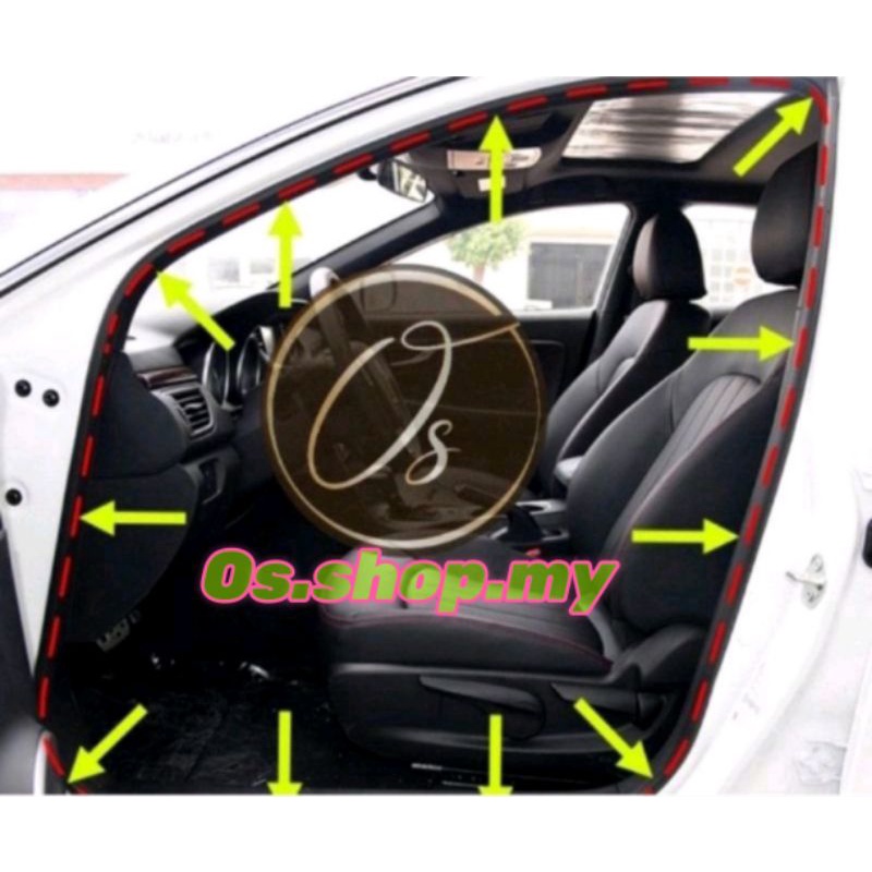 Toyota alphard Vellfire 2001 - 2020 Door BODY INNER RUBBER GETAH ...