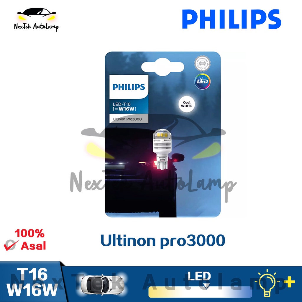 Philips Ultinon Pro6000 LED car signaling bulb (W16W white)