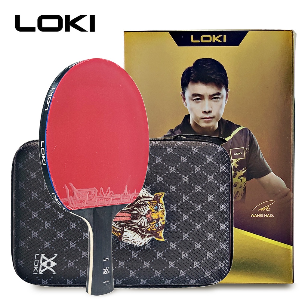 Loki 7/8/9 Star Professional Ping Pong Bat with Original Bag, Attack ...