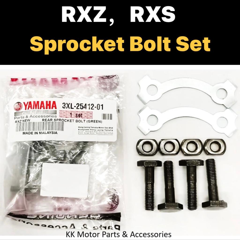 Yamaha Y110/SRL110/135LC/Y125Z/ RXZ SCREW SPROCKET SET ORIGINAL ...