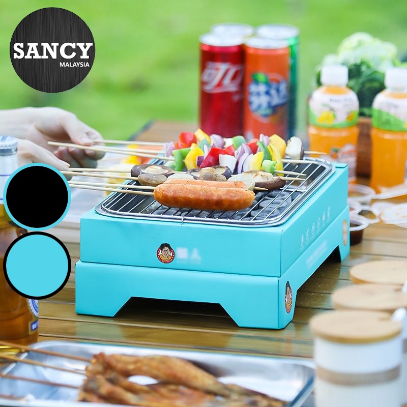 SANCY 35Pax Disposable BBQ Grill Set Indoor Outdoor Portable Household