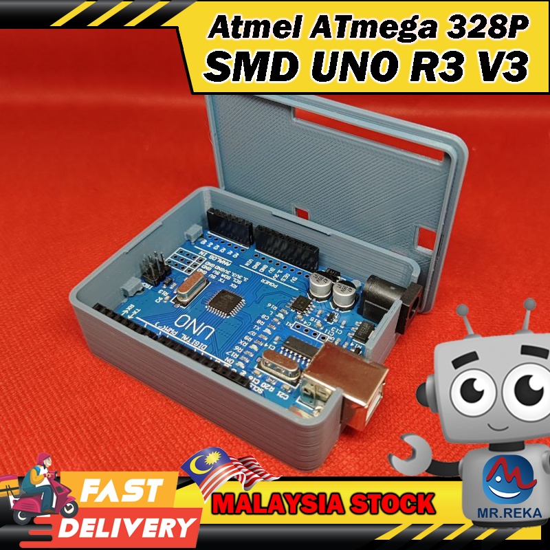 ⚡️ ARDUINO SMD UNO R3 - Atmel ATMEGA 328P V3 - Extra I/O Pinout with ...