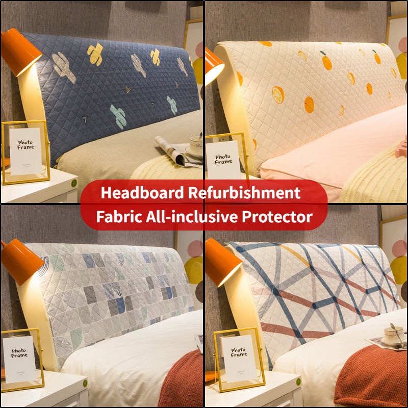 Fabric Allinclusive Headboard Cover Bedside Cover Bed Frame Cover