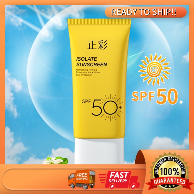 Isolate Sunscreen SPF50+ Anti UV Sun Block 50ml Sun Protection Cream ...