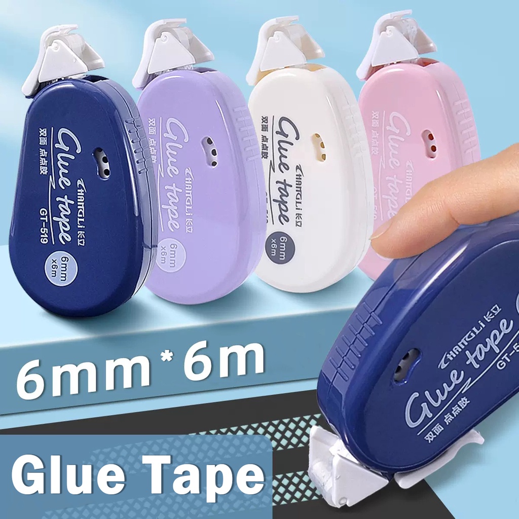 Mini Simple Double Sided Adhesive Glue Tape Adhesive Dots Roller Tape