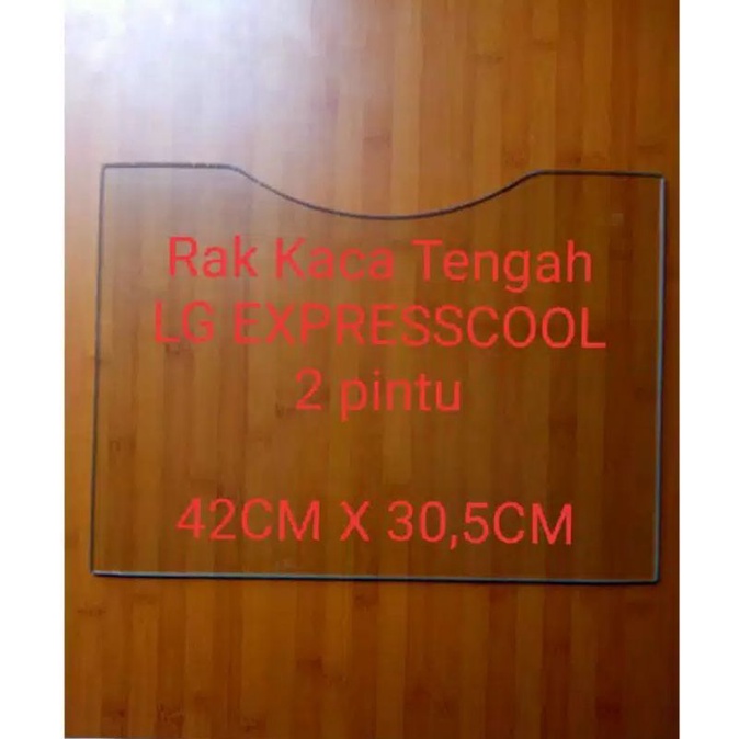 Lg EXPRESSCOOL Refrigerator Middle Shelf Acrylic Shelf/tray 1 Door & 2