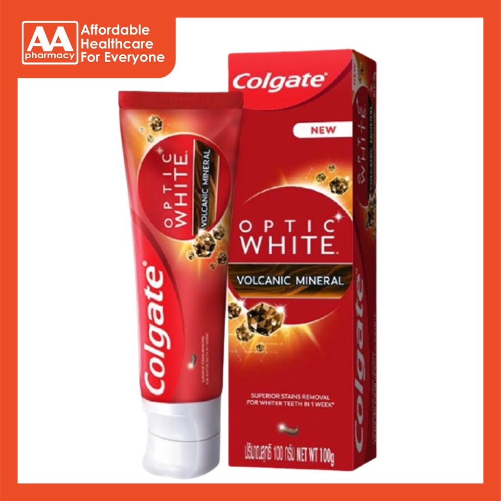 Colgate OPTIC WHITE VOLCANIC 100g × ２個 - 口臭防止