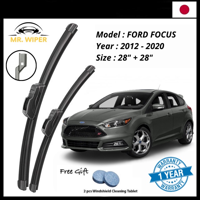 2012 Ford Focus Wiper Blade Sizenull