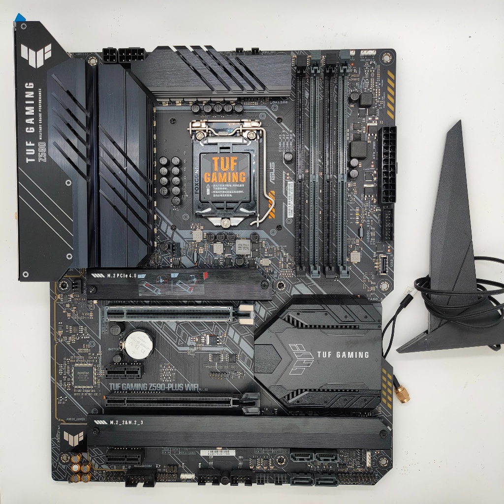 Asus TUF GAMING Z590-PLUS WIFI ATX LGA1200(10/11th Gen) Motherboard ...