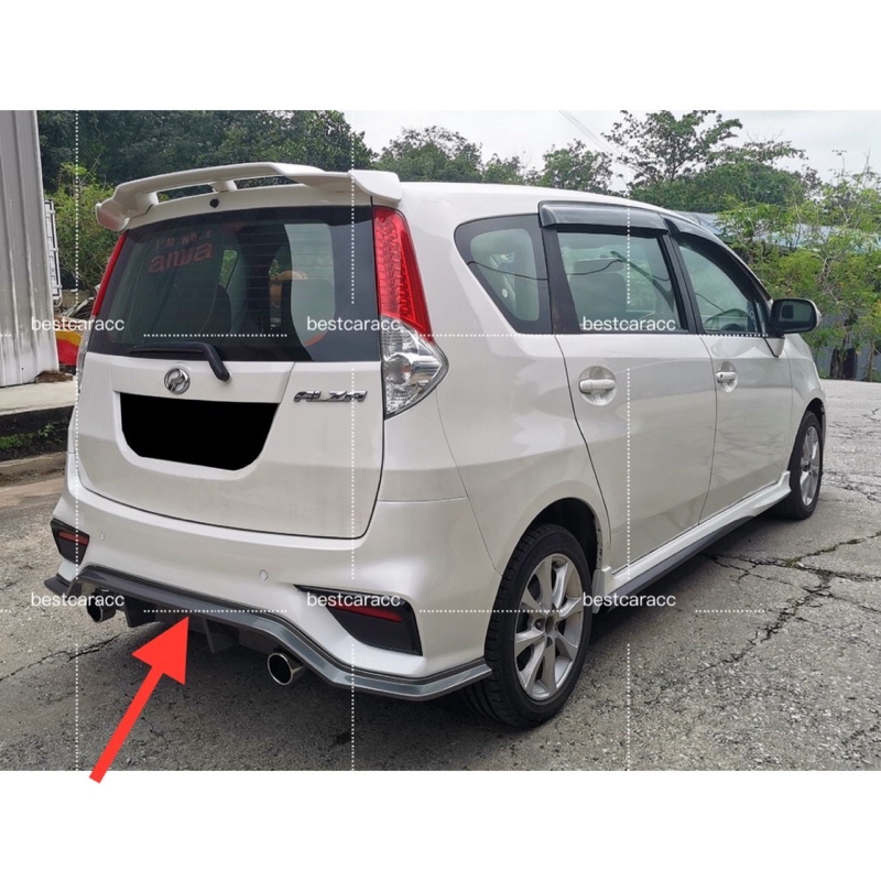 Perodua Alza 2018” REAR SKIRT 68 PU | Shopee Malaysia