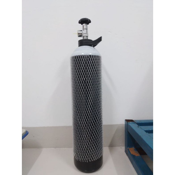cylinder vol 10L with valve BS3 with oxygen O2 gas portable | Shopee ...