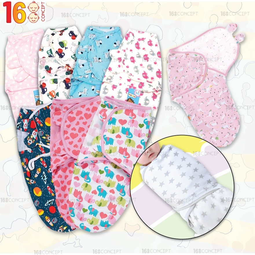 Baby SwaddleMe Girl Boy Sleeping Blanket Kain Bedung Soft Cotton Wrap