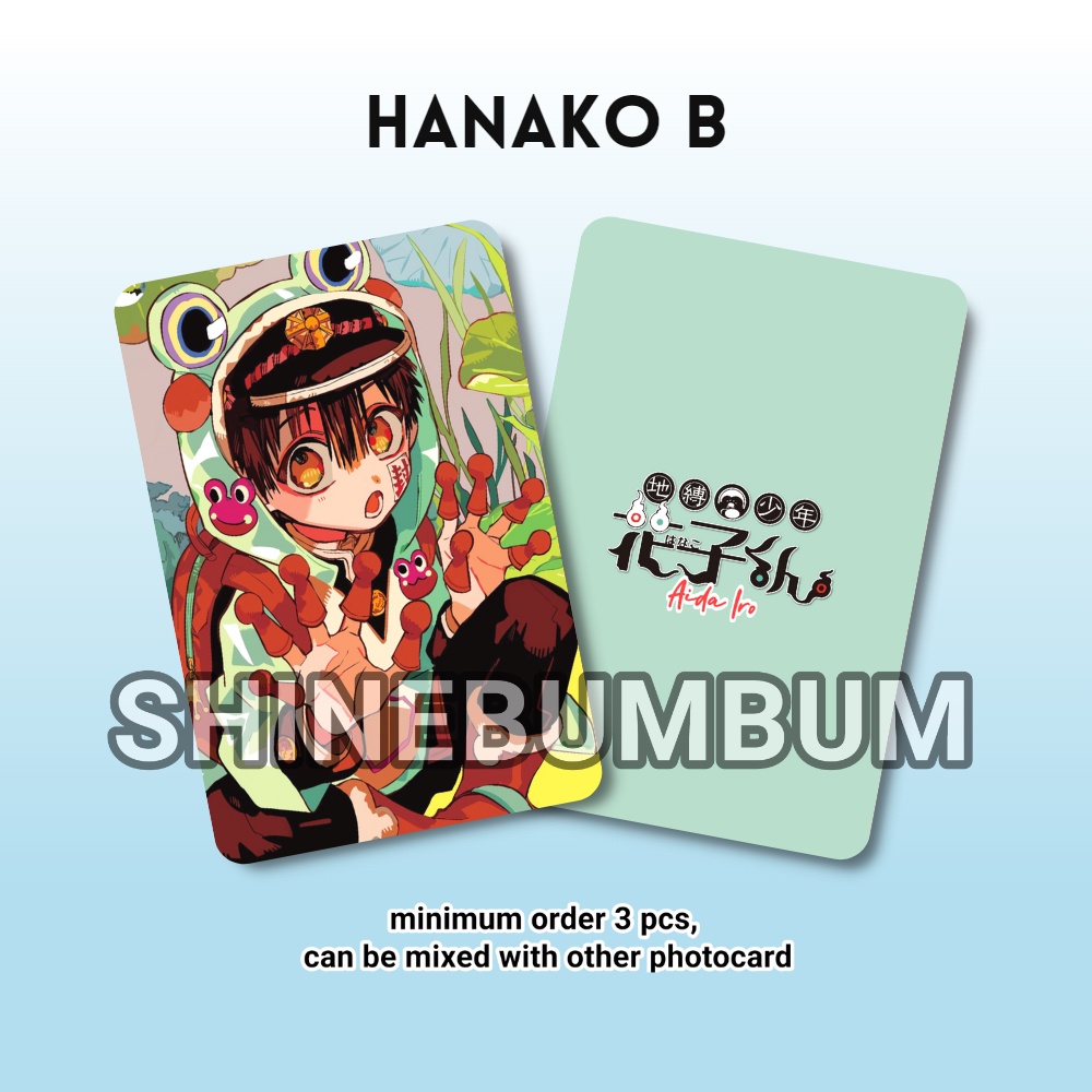 Hanako-kun Bound Toilet Photocard [Manga Version] | Shopee Malaysia