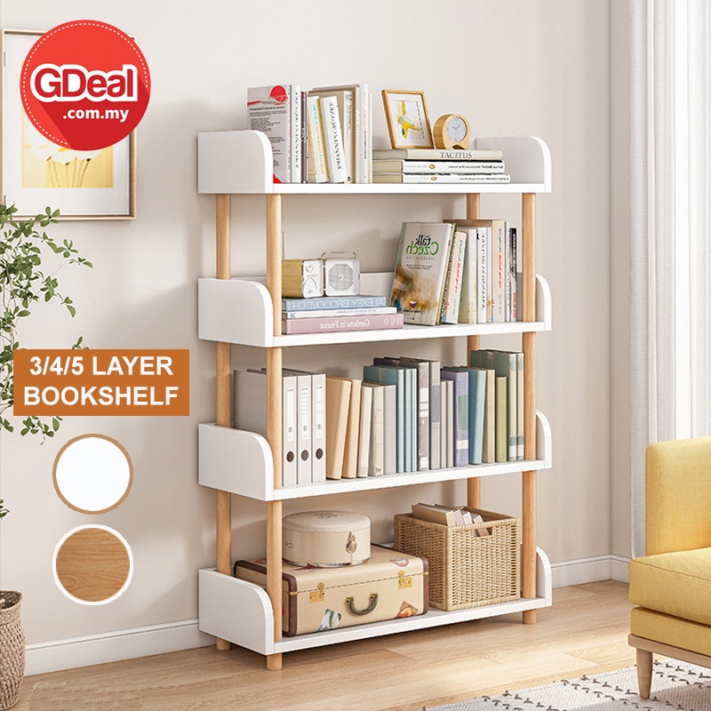 GDeal 3/4/5 Layer Bookshelf Storage Rack Display Bedside Shelf Small ...