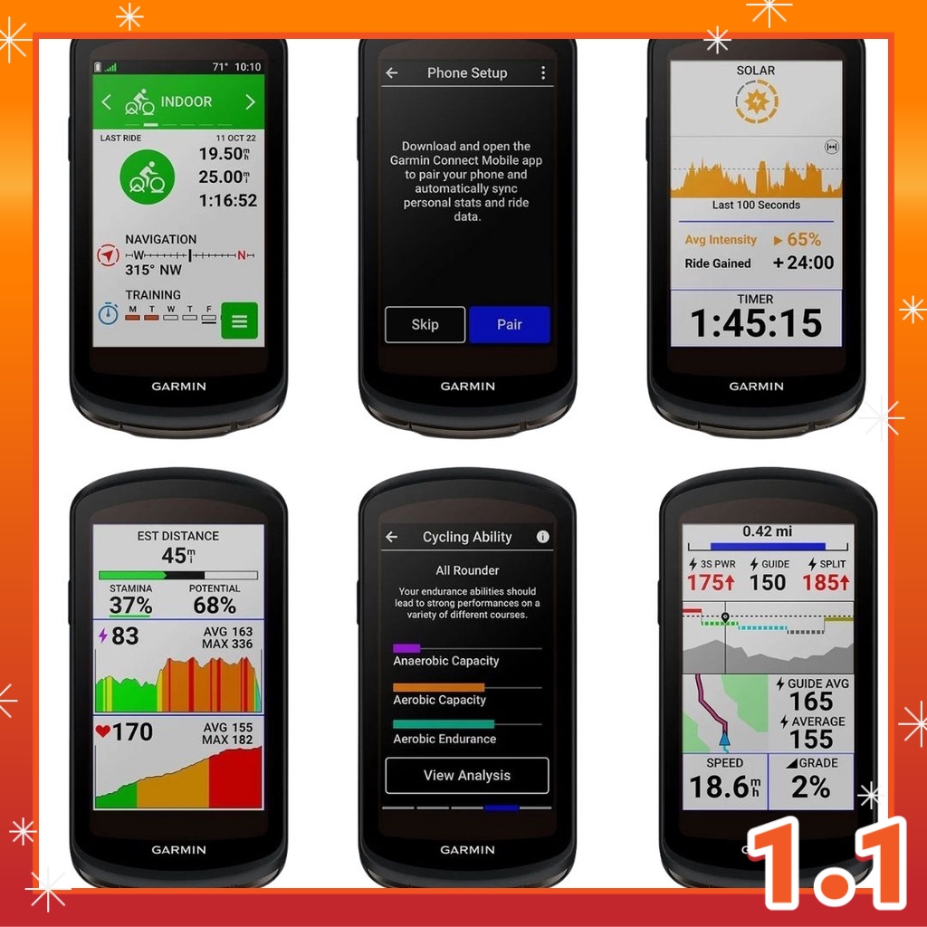 Malaysia Garmin Edge 1040 Solar GPS Cycling Computer 1 year warranty ...