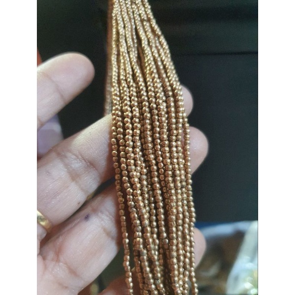 Rust Gold beads( 1.5mm- 7mm) | Shopee Malaysia
