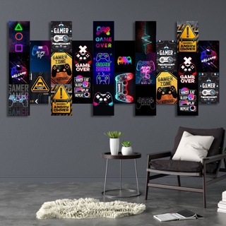 Gamer Wallpaper Gaming Wall Mural Video Games Game Teenager Room Paper  Poster