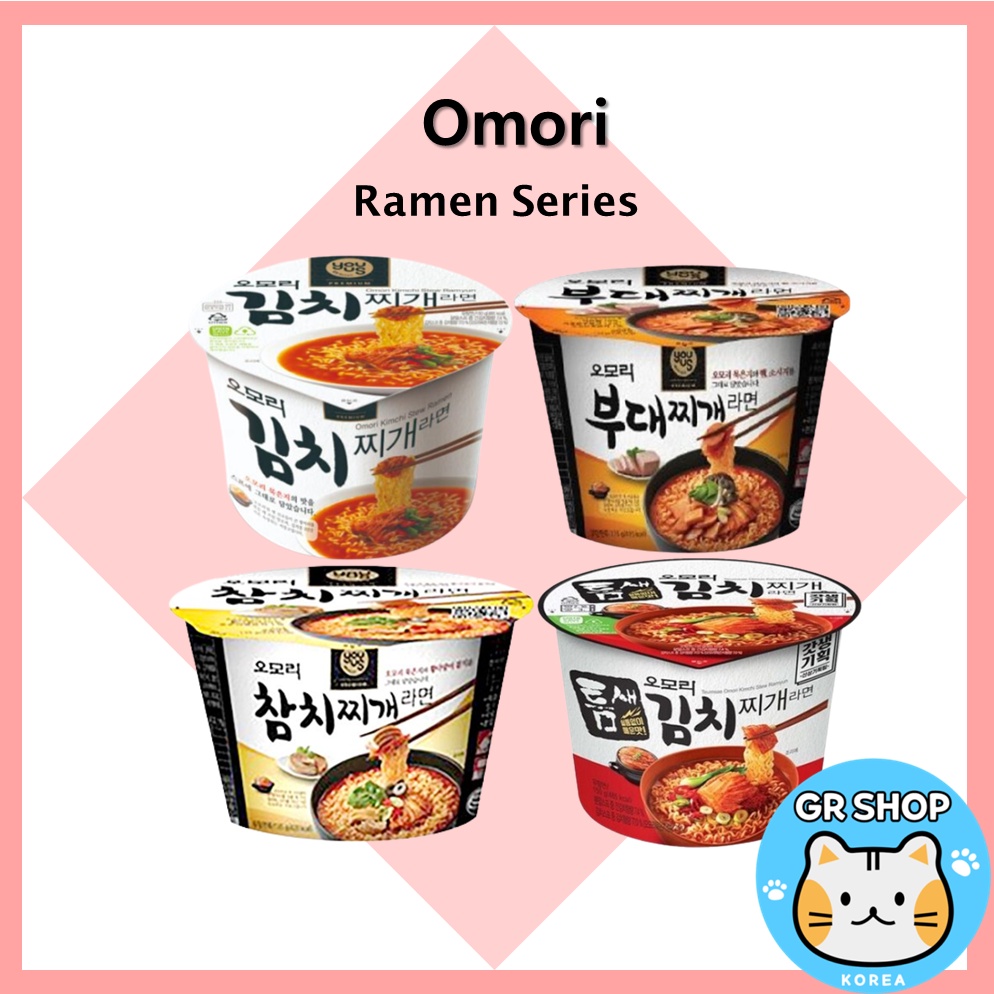 [GS25] Omori Ramen Series / Kimchi Stew Ramen, Tuna Kimchi Stew
