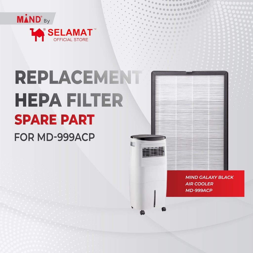 Mind Replacement HEPA Filter for Air Purifying Cooler MD999ACP (SPARE PART) Shopee Malaysia