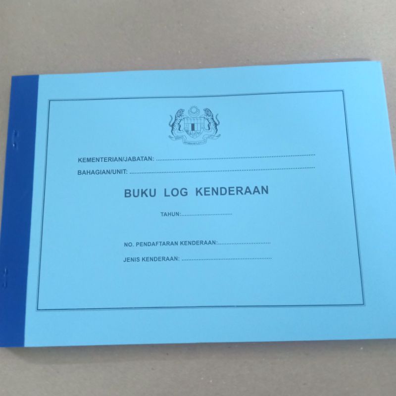 Buku log Kenderaan (AM 362) Shopee Malaysia