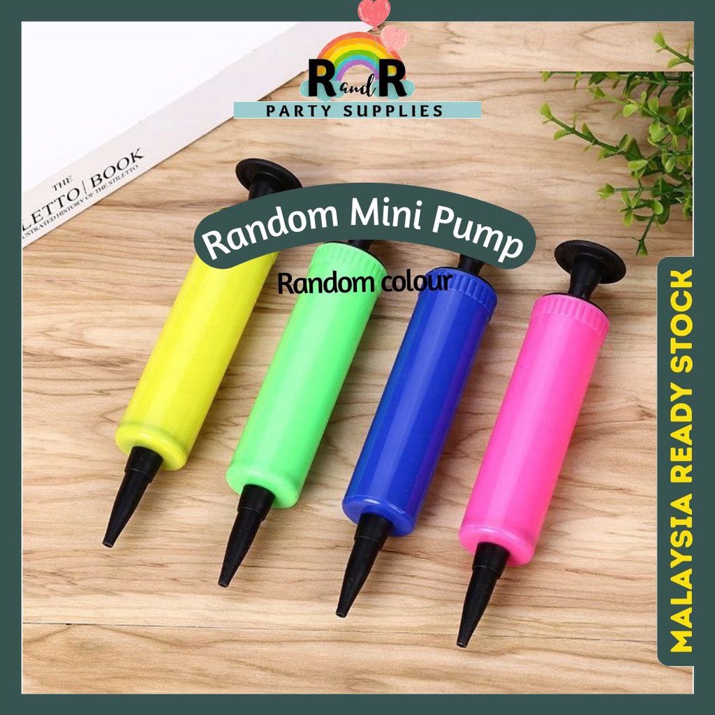 Small Hand Pump Mini Hand Held Air Pump Balloon Portable Pam Tangan