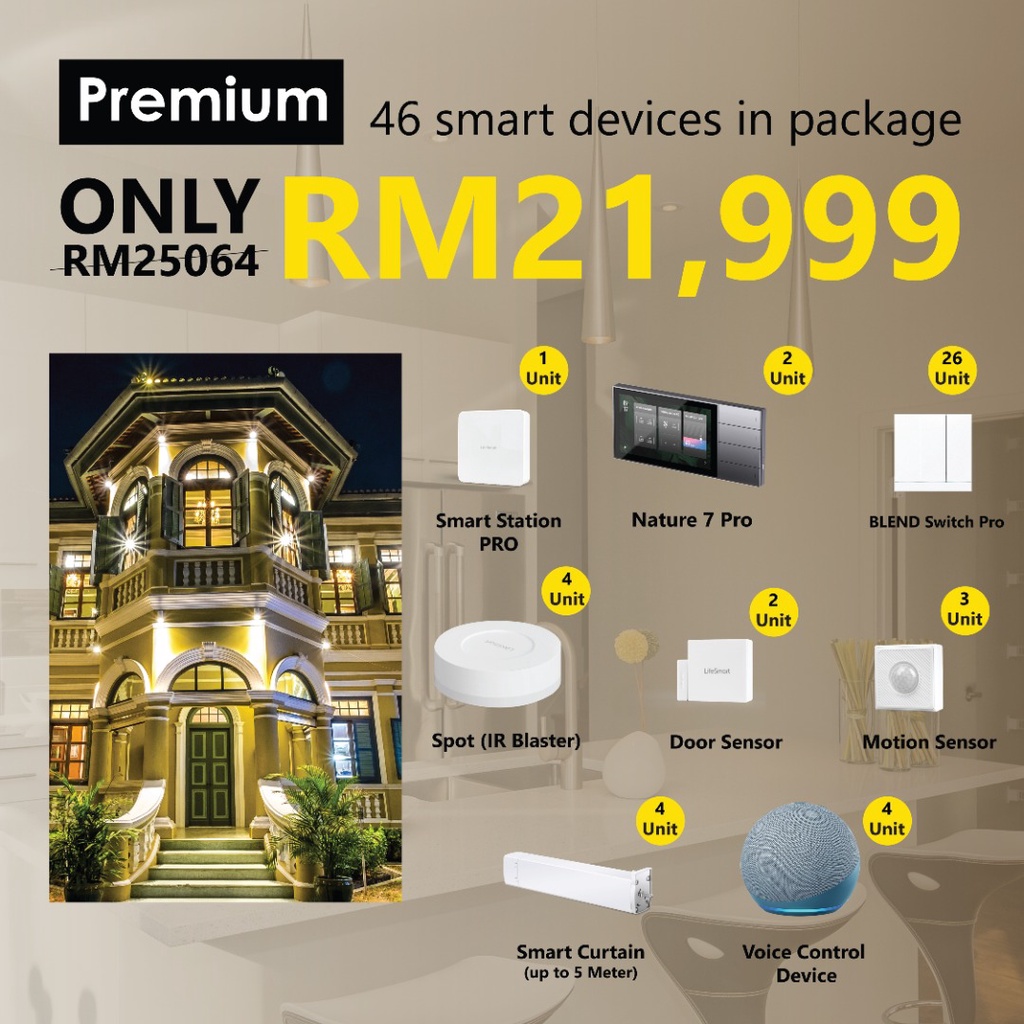 LifeSmart l Home+ Full Smart Home Package l PREMIUM l Voice Control l