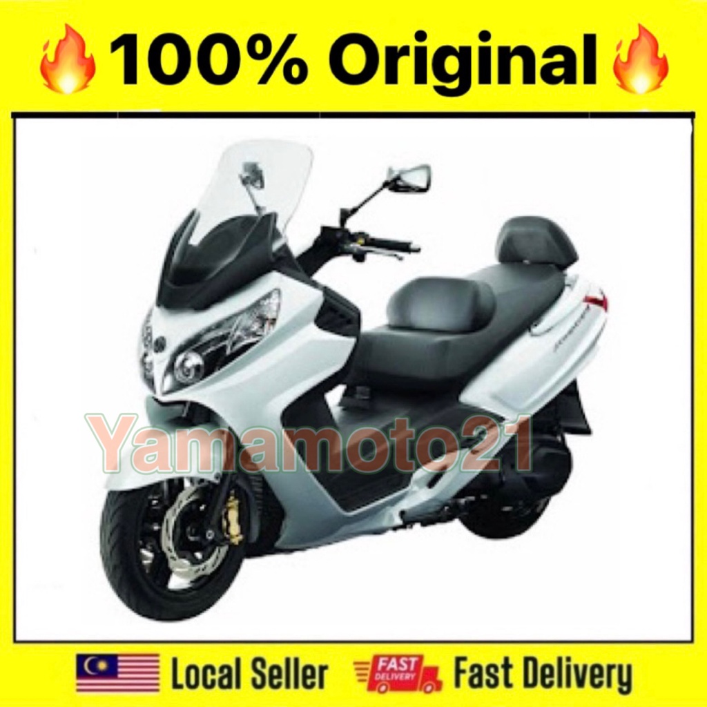 SYM VTS200 BODY COVER SET WHITE PUTIH BODYSET COVERSET FRONT FENDER ...