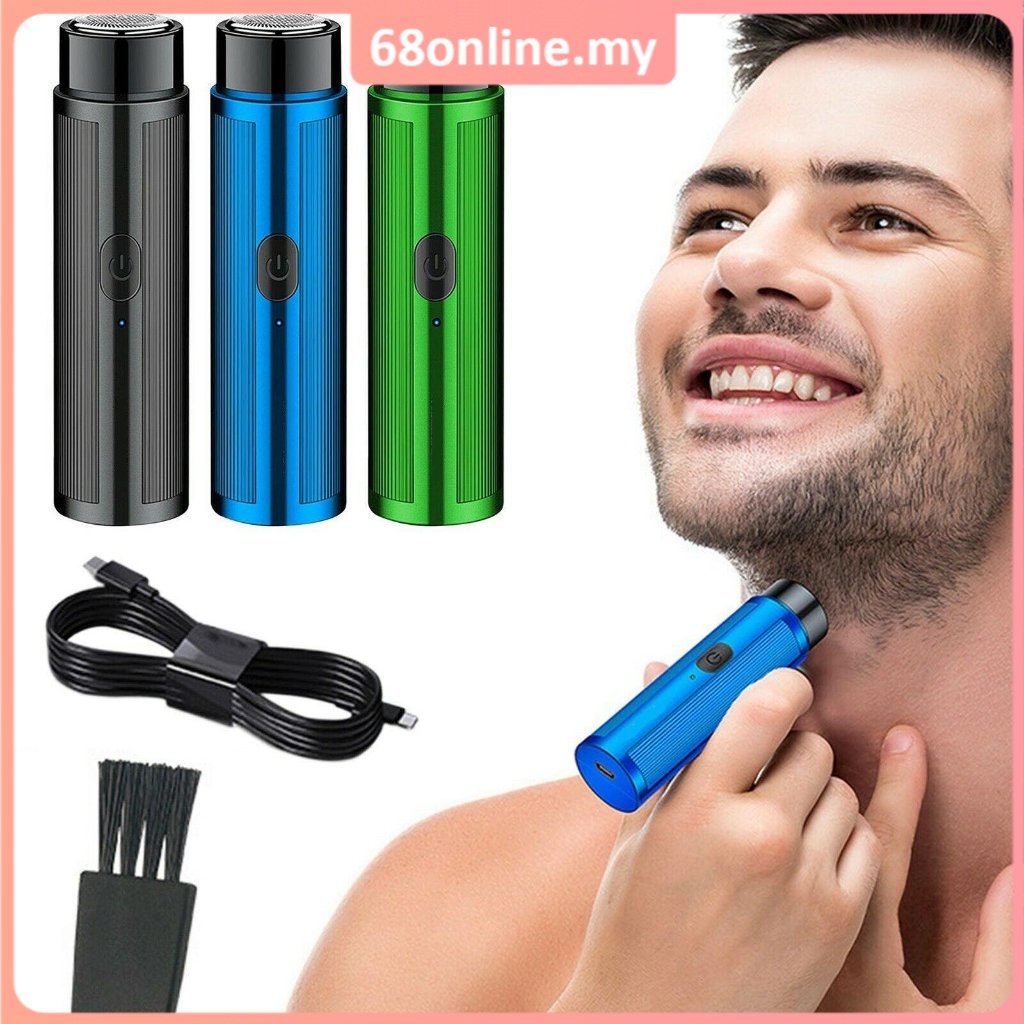 [Johor Seller] Mini Men's Electric Shaver Travel Razor Car Portable ...